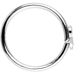 20G 5/16 Stainless Steel Girly Bow Nose Hoop