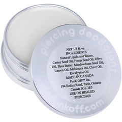 Clear Gem Silver Funk-Off Piercing Deodorant