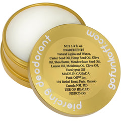 Clear Gem Yellow Funk-Off Piercing Deodorant