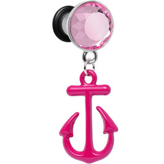 4G Pink Dangling Anchor Steel Plug