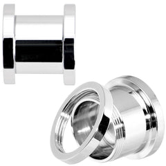 00G Stainless Steel Licensed Captain America Screw Fit Plug Set