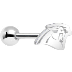 Officially Licensed Carolina Panthers Cut Out Barbell Tongue Ring