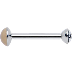 20G 1/4 Handmade Labret Created with Crystals 2mm
