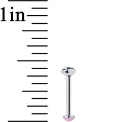 18G 5/16 Handmade Labret Created with Crystals 3mm