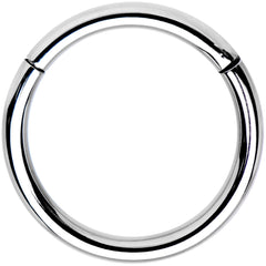 14G 1/2 Solid G23 Implant Grade Titanium Hinged Segment Ring