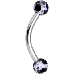 5/16 Color Splash Curved Eyebrow Ring Set of 4