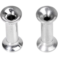 10G Steel Internally Threaded Screw Fit Tunnel Plug Set