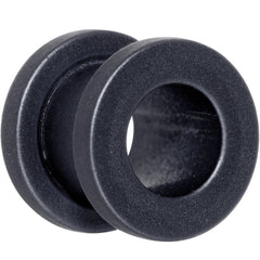 Brown Matte Silicone Screw Fit Tunnel Plug Set 6mm to 25mm