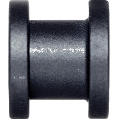 Brown Matte Silicone Screw Fit Tunnel Plug Set 6mm to 25mm