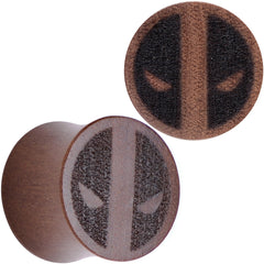 Licensed Marvel Deadpool Sawo Wood Saddle Plug Set