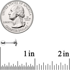 16G 1/4 Spirit of the Lotus Flower Cartilage Tragus Earring