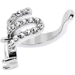 Clear Gem All Of The Bling None Of The Commitment Non Pierced Ear Cuff