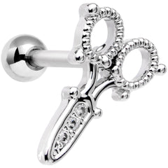 18G 5/16 Clear Gem Shear Beauty Cartilage Tragus Earring