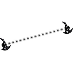 14G Clear Gem Black Halloween Witch Hat Industrial Barbell 38mm