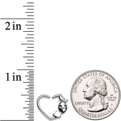 16G 3/8 Alien Among The Stars Left Heart Closure Ring