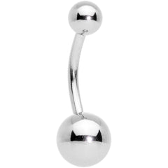 Clear Gem Snowflake Holiday Mix Belly Ring Set of 4