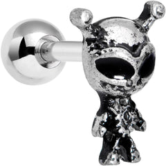 16G 1/4 Sweet Black Eyed Alien Tragus Cartilage Earring