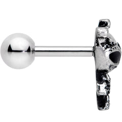 16G 1/4 Sweet Black Eyed Alien Tragus Cartilage Earring
