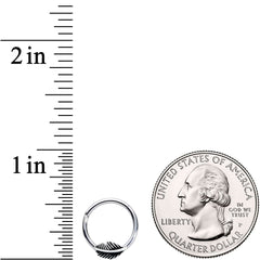16G 3/8 Floating Feather Hinged Segment Ring