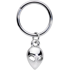 16G 3/8 Open Eyed Alien Invader Dangle Hinged Segment Ring