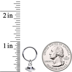 16G 3/8 Ringed Planet Saturn Dangle Hinged Segment Ring