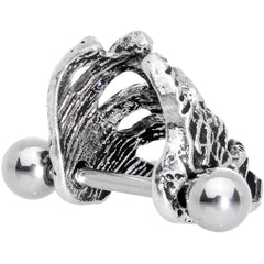 16G 7/16 Scary Halloween Skeleton Hands Cartilage Cuff