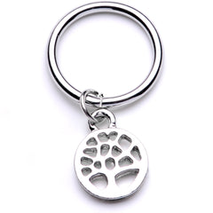 16G 3/8 Tree of Life Dangle Hinged Segment Ring