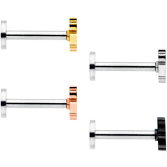 16G 5/16 Multicolor Internally Threaded Kitty Cat Labret Set of 4