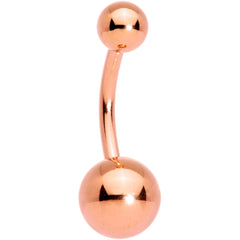 Clear Gem Blue Faux Druzy Rose Gold Tone Peaceful Moon Belly Ring Set