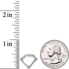 16G 5/16 Rhombus For Royalty Closure Ring