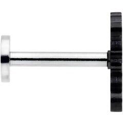 16G 5/16 Black Fantastic Dragon Internally Threaded Labret