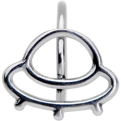 20G 5/16 Alien Spacecraft UFO Seamless Circular Ring