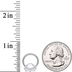 16G 3/8 Alien Spaceship Hinged Segment Ring