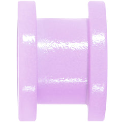 Sweet Pastel Purple Screw Fit Tunnel Plug Set 16G to 19mm