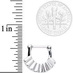 16G 5/16 Graceful Fan Septum Clicker