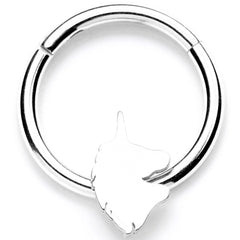 16G 3/8 Mythical Unicorn Hinged Segment Ring