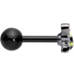 16G 1/4 Yellow Black Blissful Bumblebee Cartilage Tragus Earring