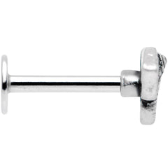 16G 5/16 Clear Gem Regal Elephant Labret Monroe Tragus