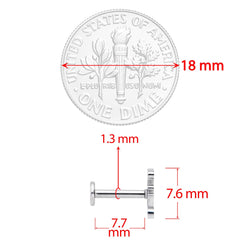 16G 5/16 Fantastic Dragon Internally Threaded Labret Tragus