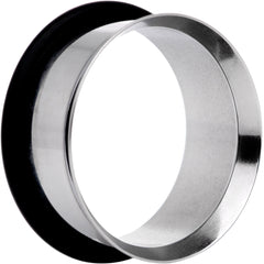 Stainless Steel Single Flare Tunnel Plug Set Available in Sizes  8G to 1
