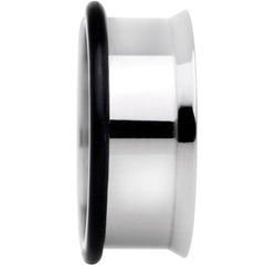 Stainless Steel Single Flare Tunnel Plug Set Available in Sizes  8G to 1