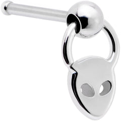 20G 1/4 Open Eyed Alien Dangle Nose Bone
