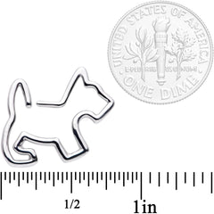 16G 5/16 Sweet Scotty Dog Closure Ring