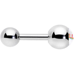 16G 1/4 Rainbow Text Gay Pride Cartilage Tragus Earring