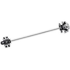 14G Renaissance Flair Industrial Barbell 38mm