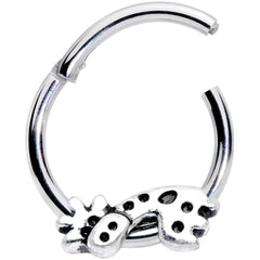 16G 3/8 Happy Giraffe Hinged Segment Ring