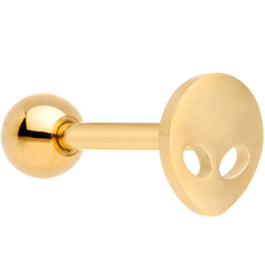 Multicolor Outer Space Aliens Barbell Tongue Ring Set of 4