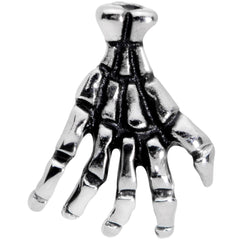 16G 5/16 Spooky Skeleton Hand Halloween Labret Monroe Tragus