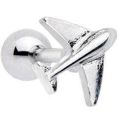 16G 1/4 Vacation Airplane Cartilage Tragus Earring