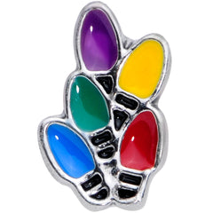 16G 1/4 Christmas Lights Holiday Cartilage Tragus